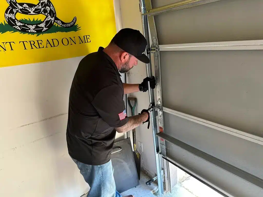 Bent Garage Door Track