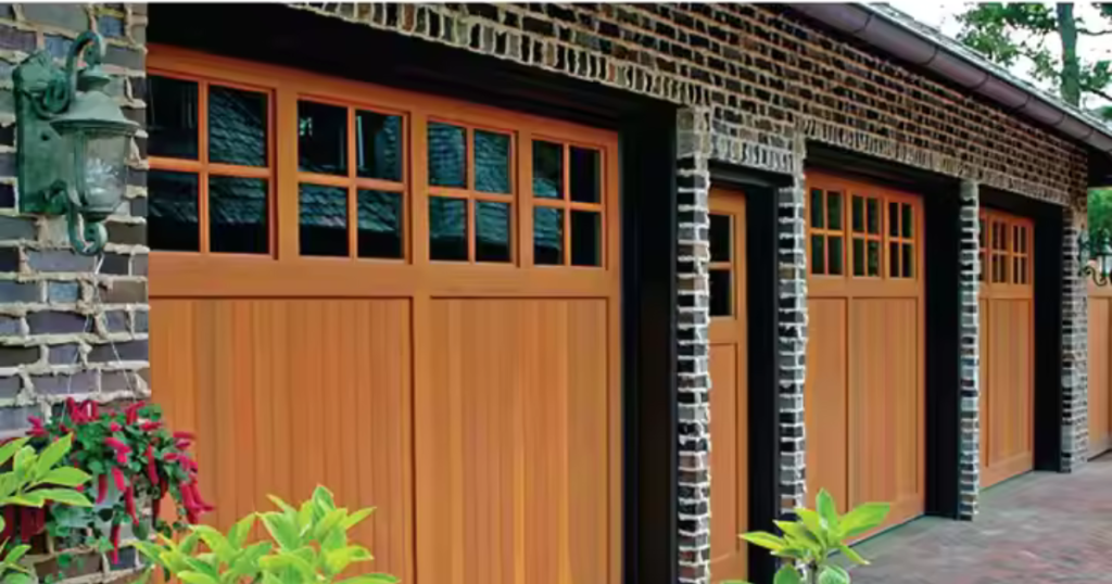 wood garage door