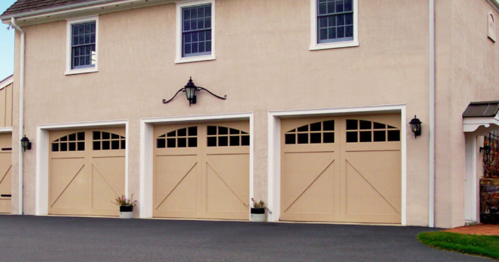 wooden garage door panels